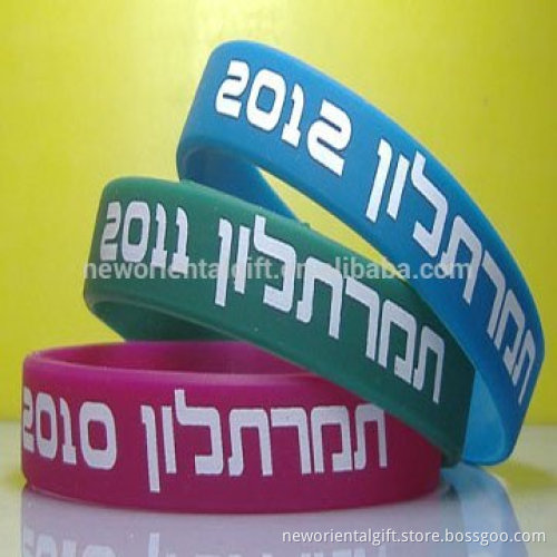 Custom imprint silicone wristbands cheapest silicone bracelets